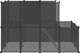 vidaXL κλουβί για μικρά ζώα, μαύρο, 142x74x93 εκ., PP και ατσάλι
