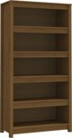 vidaXL Ράφι βιβλιοθήκης, μελί καφέ, 80x35x154 cm, ξύλο πεύκου