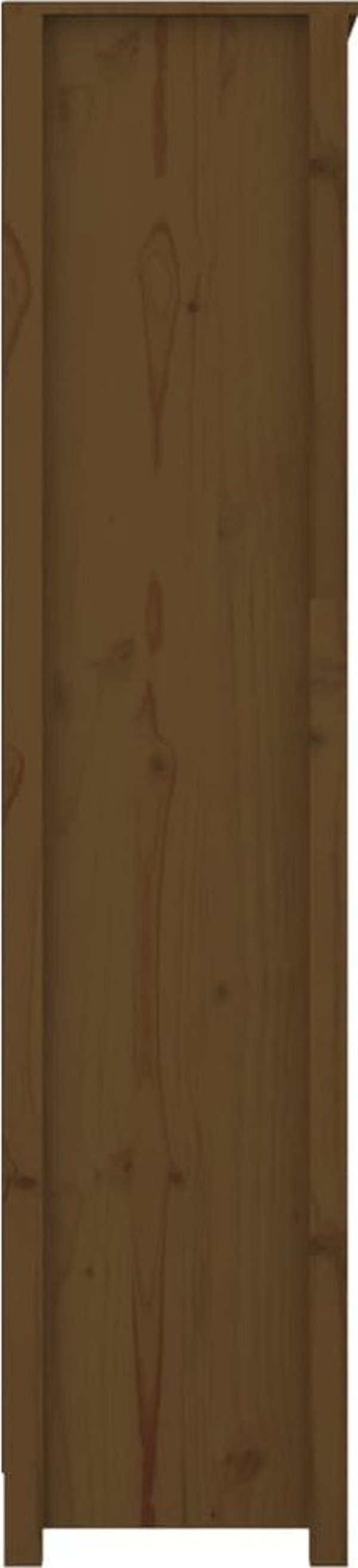 vidaXL Ράφι βιβλιοθήκης, μελί καφέ, 80x35x154 cm, ξύλο πεύκου