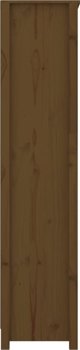 vidaXL Ράφι βιβλιοθήκης, μελί καφέ, 80x35x154 cm, ξύλο πεύκου