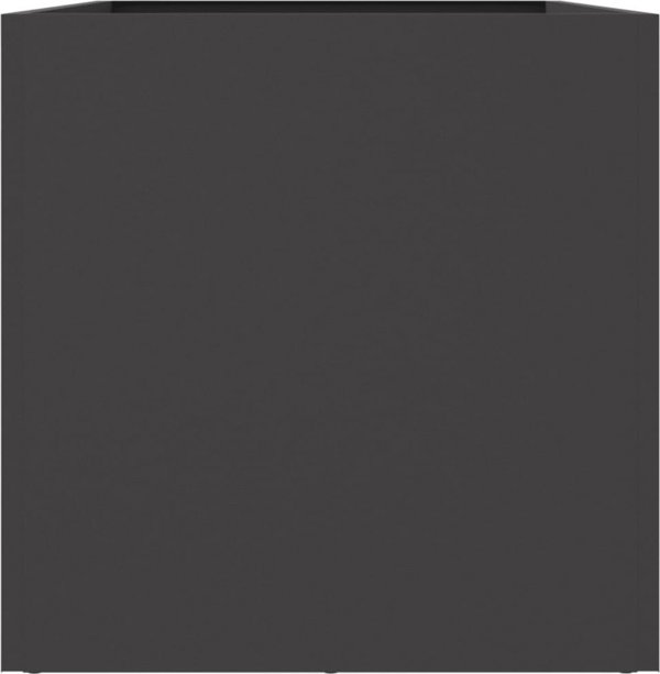 vidaXL Donica, czarna, 62x30x29 cm, stal
