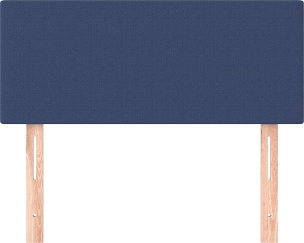 vidaXL Κεφαλάρι για κρεβάτι, μπλε, 80x5x78/88 cm, ύφασμα