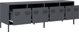 vidaXL Szafka RTV, antracyt, 135x39x43,5 cm, stal walcowana na zimno