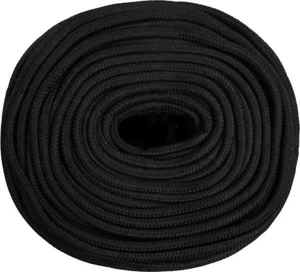 vidaXL Ναυτικό σχοινί ομοιόμορφο μαύρο 8 mm, 500 m, πολυπροπυλένιο