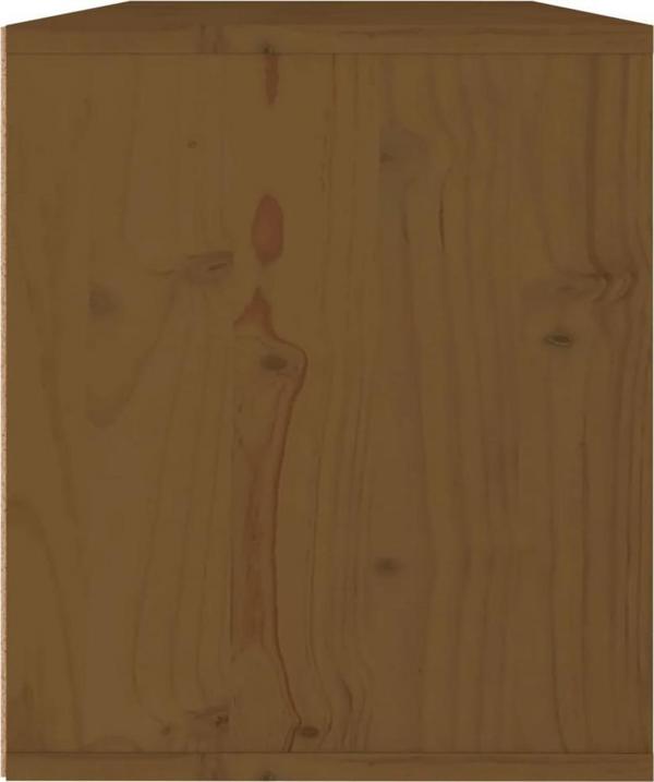 vidaXL Ντουλάπι τοίχου, καφέ μέλι, 60x30x35 εκ., μασίφ πεύκο