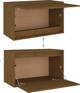vidaXL Ντουλάπι τοίχου, καφέ μέλι, 60x30x35 εκ., μασίφ πεύκο