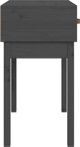 vidaXL vidaXL Stolik konsolowy, szary, 76,5x40x75 cm, lite drewno sosnowe