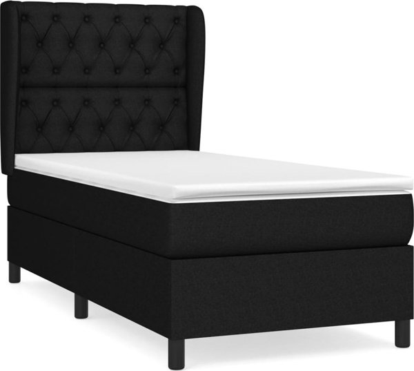 vidaXL Lwko kontynentalne me mattress, mavro, yfon