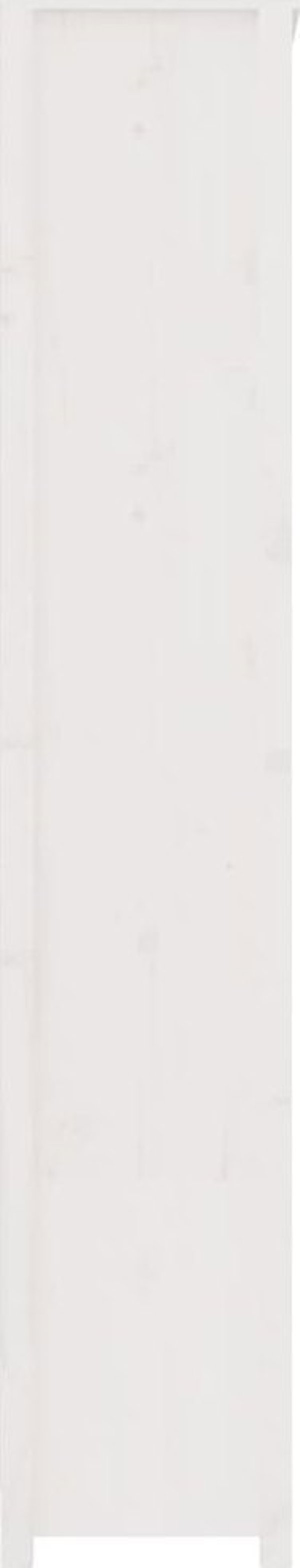 vidaXL Ράφι για βιβλία, λευκό, 80x35x183 cm, από μασίφ πεύκο