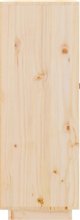 vidaXL vidaXL Szafka na wino, czarny, 45x34x100 cm, lite drewno sosnowe