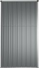 vidaXL vidaXL Szopa ogrodowa, szara, 225x89x161 cm, stal galwanizowana