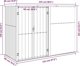 vidaXL vidaXL Szopa ogrodowa, szara, 225x89x161 cm, stal galwanizowana