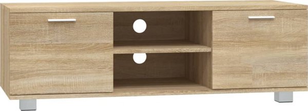 vidaXL Szafka pod telewizor, dab sonoma, 120x40,5x35 cm, drewnopochodny