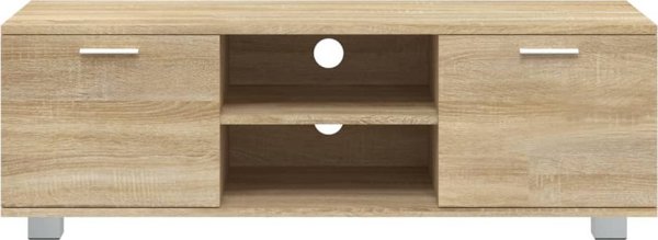 vidaXL Szafka pod telewizor, dab sonoma, 120x40,5x35 cm, drewnopochodny