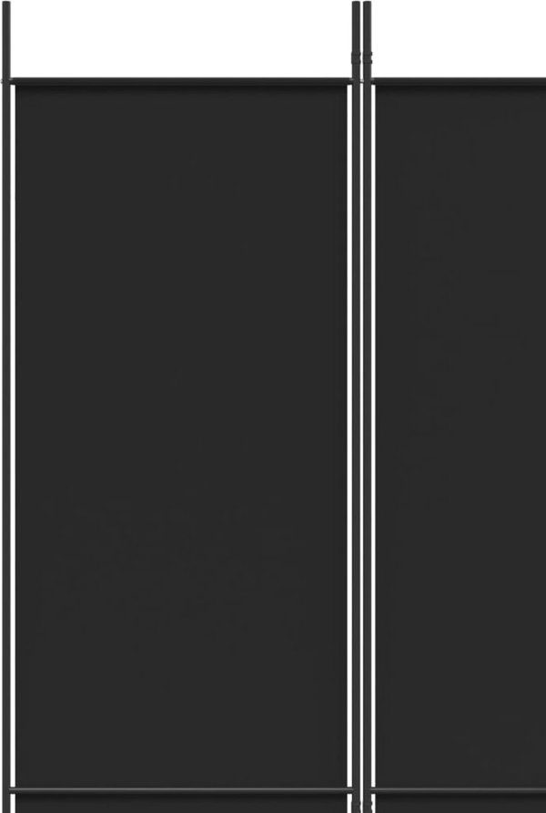 vidaXL vidaXL Parawan 5-panelowy, czarny, 250x220 cm, tkanina