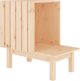 vidaXL vidaXL Domek dla kota, 60x36x60 cm, lite drewno sosnowe