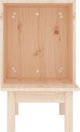 vidaXL vidaXL Domek dla kota, 60x36x60 cm, lite drewno sosnowe
