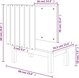vidaXL vidaXL Domek dla kota, 60x36x60 cm, lite drewno sosnowe