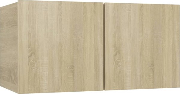 vidaXL Σετ 6 ντουλαπιών TV, Sonoma Δρυς, ξυλοπολυτό υλικό