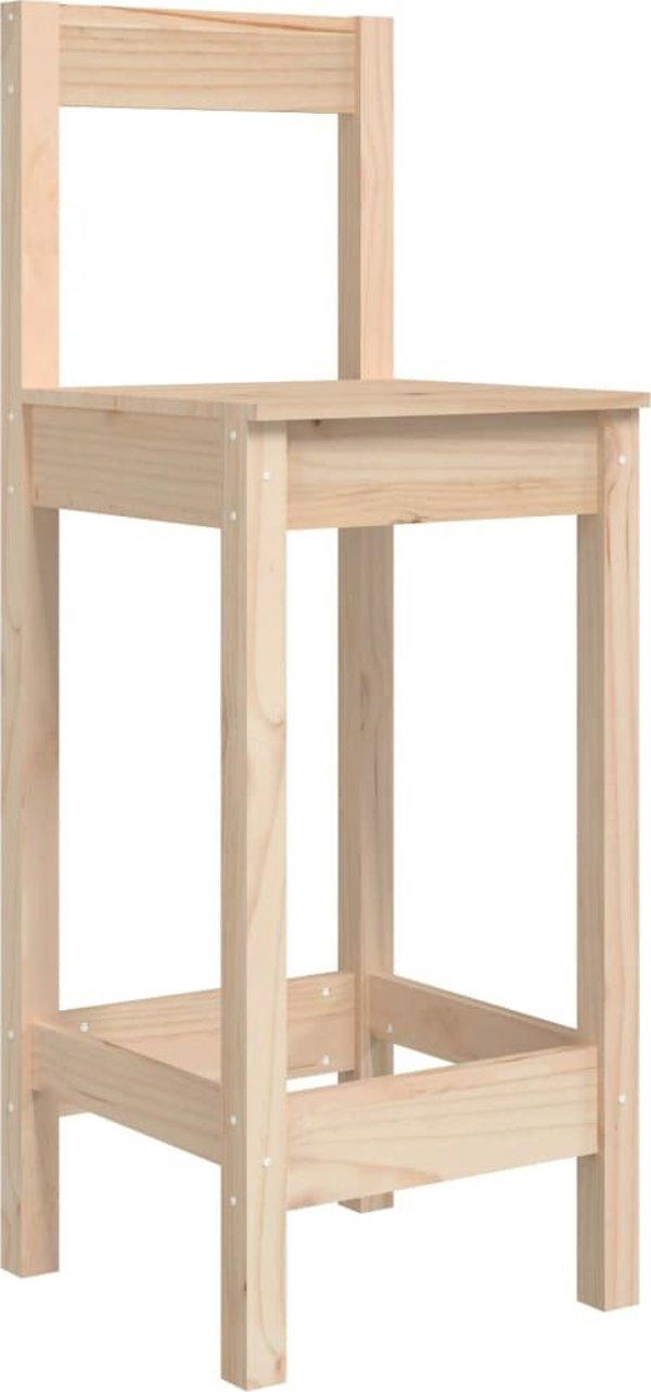 vidaXL Σετ 2 μπάρ σκαμπό από ξύλο πεύκου 40x41,5x112 cm