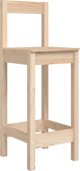 vidaXL Σετ 2 μπάρ σκαμπό από ξύλο πεύκου 40x41,5x112 cm