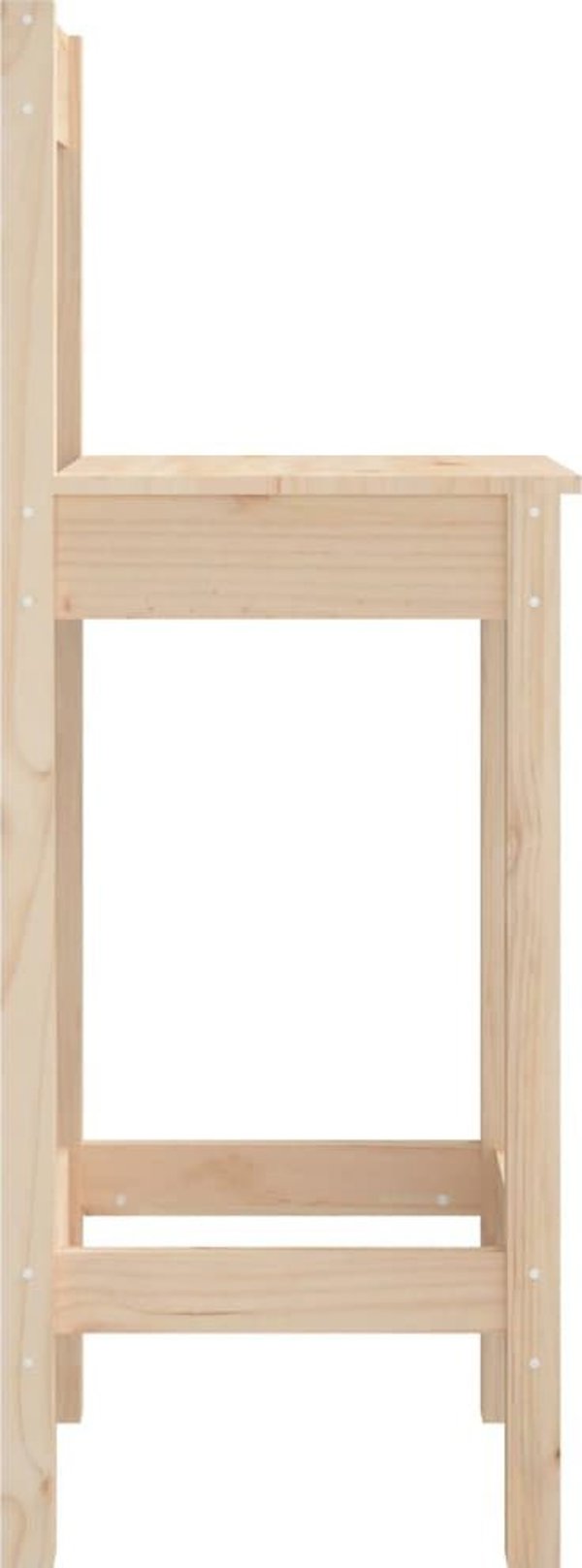 vidaXL Σετ 2 μπάρ σκαμπό από ξύλο πεύκου 40x41,5x112 cm