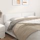 vidaXL Zaglowek uszak, leuko, 203x23x78/88 cm, texniki dermatinos