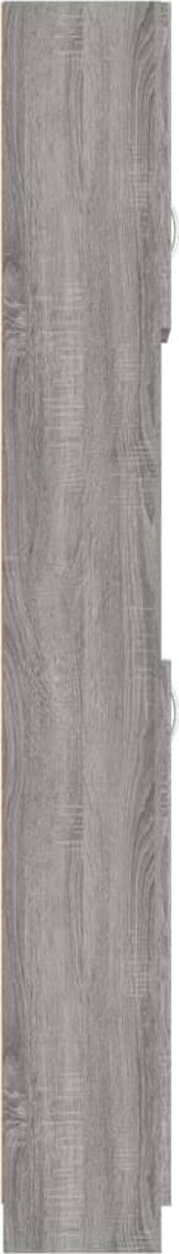 vidaXL Ντουλάπι μπάνιου, γκρι δρυς Σονόμα, 32x25,5x190 εκ.