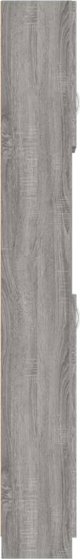 vidaXL Ντουλάπι μπάνιου, γκρι δρυς Σονόμα, 32x25,5x190 εκ.