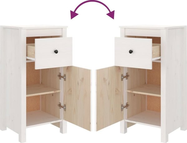vidaXL Szakka apli 40x35x80 cm lite drewno sosnowe