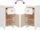 vidaXL Szakka apli 40x35x80 cm lite drewno sosnowe