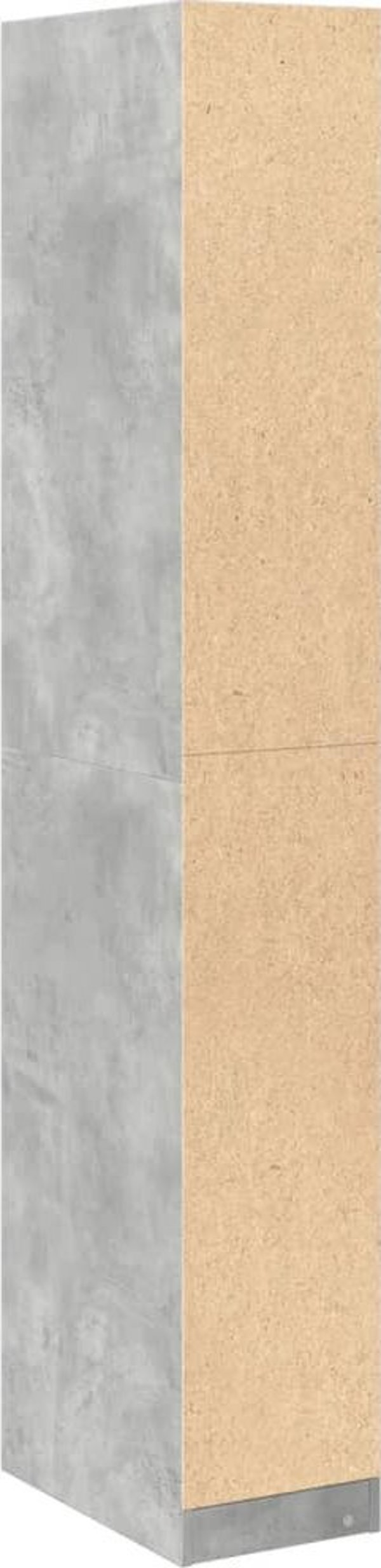 vidaXL Ντουλάπα, απόχρωση γκρι τσιμέντου, 30x50x200 εκ, κατασκευασμένο από μοριοσανίδα