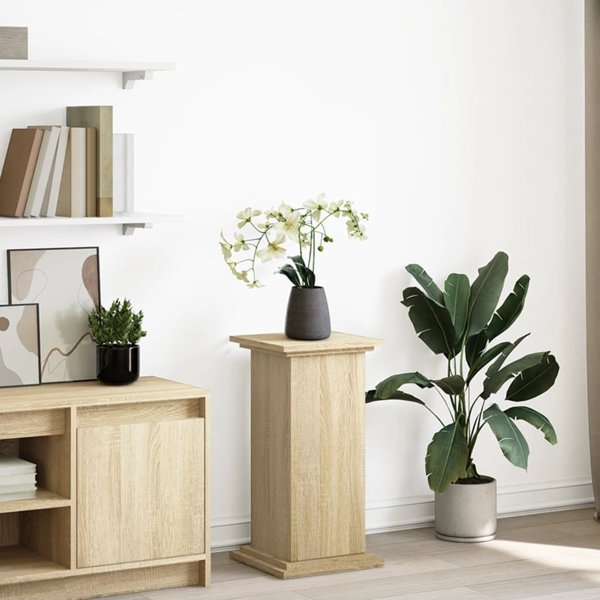 vidaXL Υποπόδιο με αποθηκευτικό χώρο δρυς Sonoma 31x30x60 εκ.