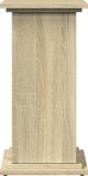 vidaXL Υποπόδιο με αποθηκευτικό χώρο δρυς Sonoma 31x30x60 εκ.