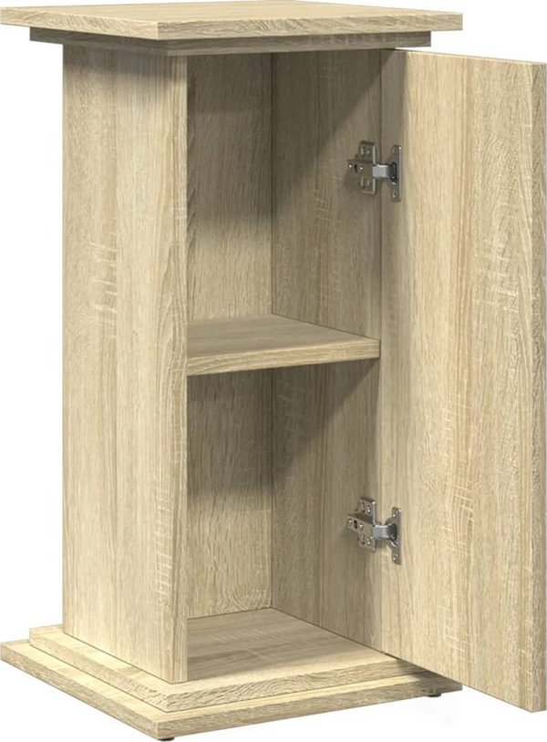 vidaXL Υποπόδιο με αποθηκευτικό χώρο δρυς Sonoma 31x30x60 εκ.