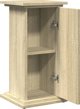 vidaXL Υποπόδιο με αποθηκευτικό χώρο δρυς Sonoma 31x30x60 εκ.