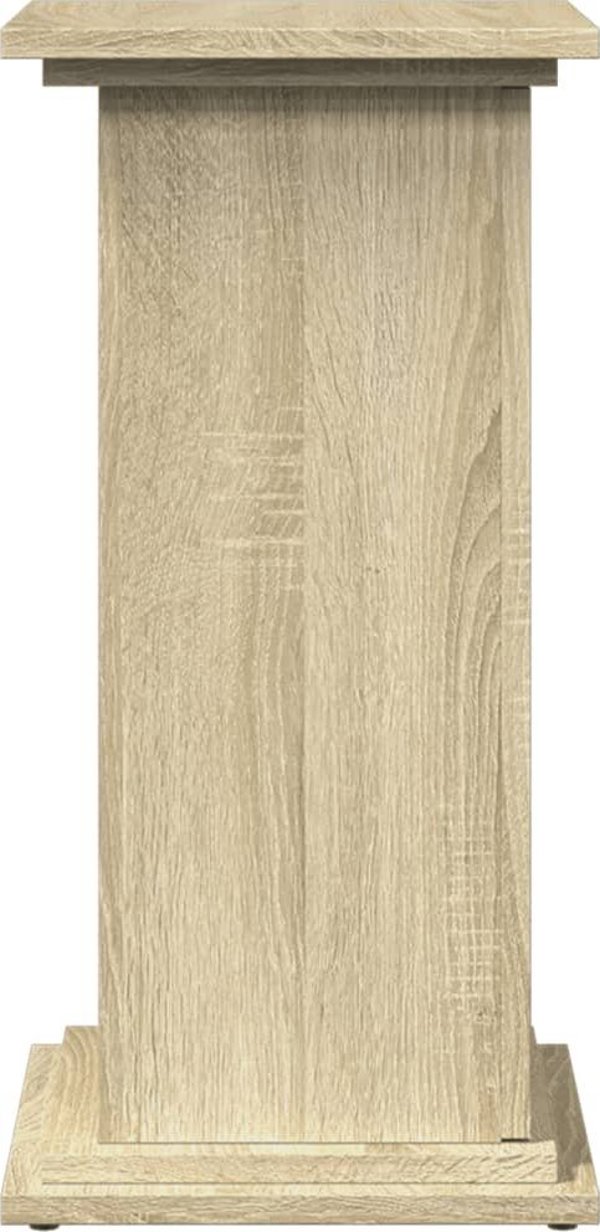 vidaXL Υποπόδιο με αποθηκευτικό χώρο δρυς Sonoma 31x30x60 εκ.