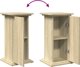 vidaXL Υποπόδιο με αποθηκευτικό χώρο δρυς Sonoma 31x30x60 εκ.