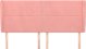 vidaXL Τελευταίο προσκέφαλο uszak, ροζ, 203x23x118/128 εκ., βελούδο