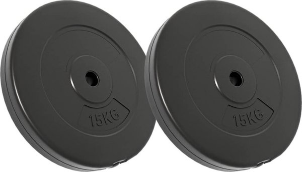 vidaXL Obciazniki, 2 sztuki, 30 kg, cement