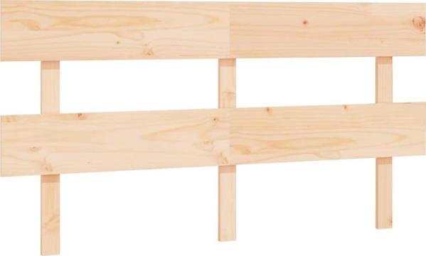 vidaXL Κεφαλάρι κρεβατιού, 154x3x81 εκ, μασίφ πεύκο