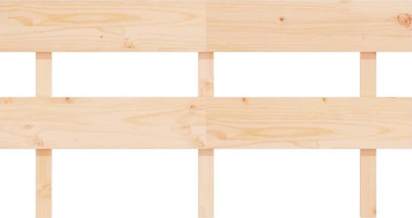 vidaXL Κεφαλάρι κρεβατιού, 154x3x81 εκ, μασίφ πεύκο