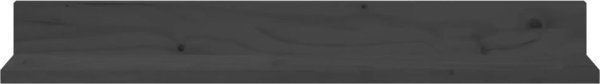vidaXL Polki scienne 2 szt szare 80x11x9 cm lite drewno sosnowe