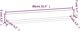 vidaXL Polki scienne 2 szt szare 80x11x9 cm lite drewno sosnowe