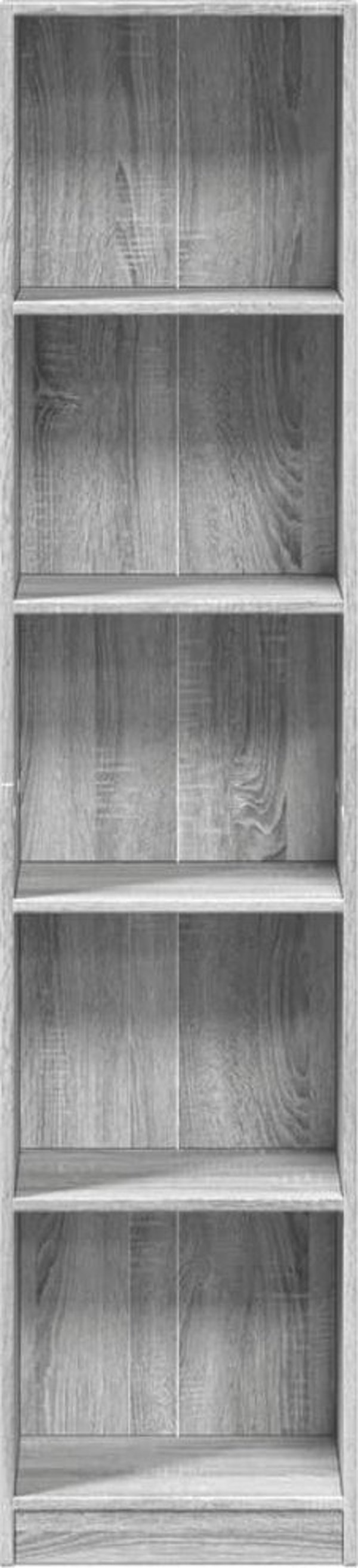 vidaXL Ράφι, γκρι δρυς σονόμα, 40x24x176 εκ., ξύλινο σύνθετο υλικό