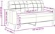 vidaXL vidaXL 2-osobowa sofa z poduszkami, ciemnoszara, 140 cm, aksamit