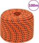 vidaXL Linka zeglarska, pomaranczowa, 12 mm, 100 m, polipropylen