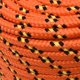 vidaXL Linka zeglarska, pomaranczowa, 12 mm, 100 m, polipropylen