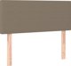 vidaXL Zaglowek do lozka taupe 90x5x78/88 εκ υφασμα