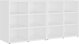 vidaXL Ντουλάπια για Παπούτσια, Σετ 2, Λευκά, 52,5x30x50 cm